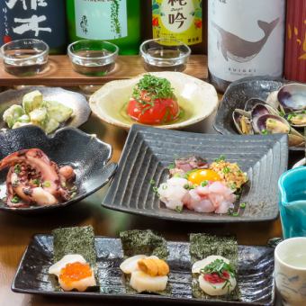 正に贅沢三昧！！至極の逸品が勢揃い！酒組コース≪極上≫全10品7,700円（税込）