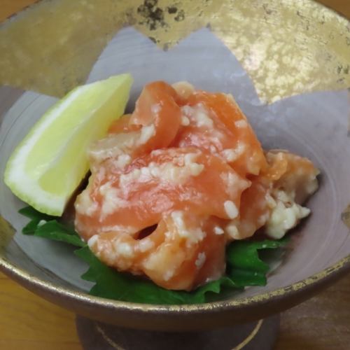 サーモン塩こうじ和え