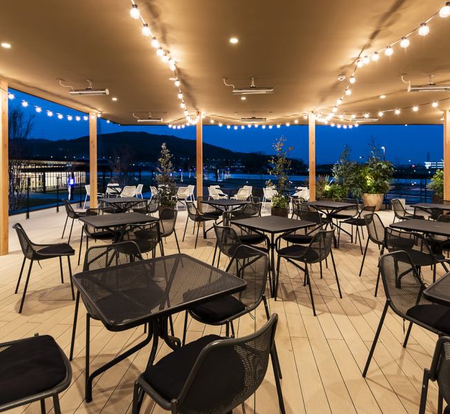[1F Terrace: 111 seats / 2F Terrace: 70 seats] On nice days, BBQ on the spacious terrace!! After work or shopping, take a break on the terrace while having a cup of coffee♪