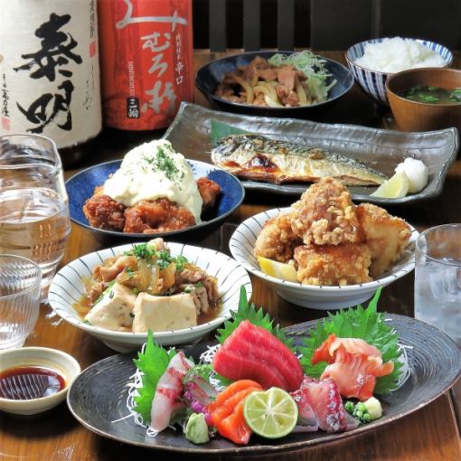 【2H飲放題付き】夜限定★　当店自慢のお料理を堪能！ベーシックコース　6,050円(税込)