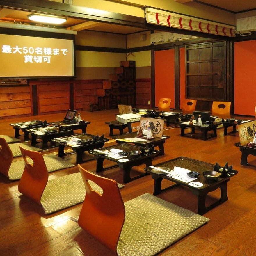 少人数～大人数までOKな個室ご用意！周りを気にせず楽しめます