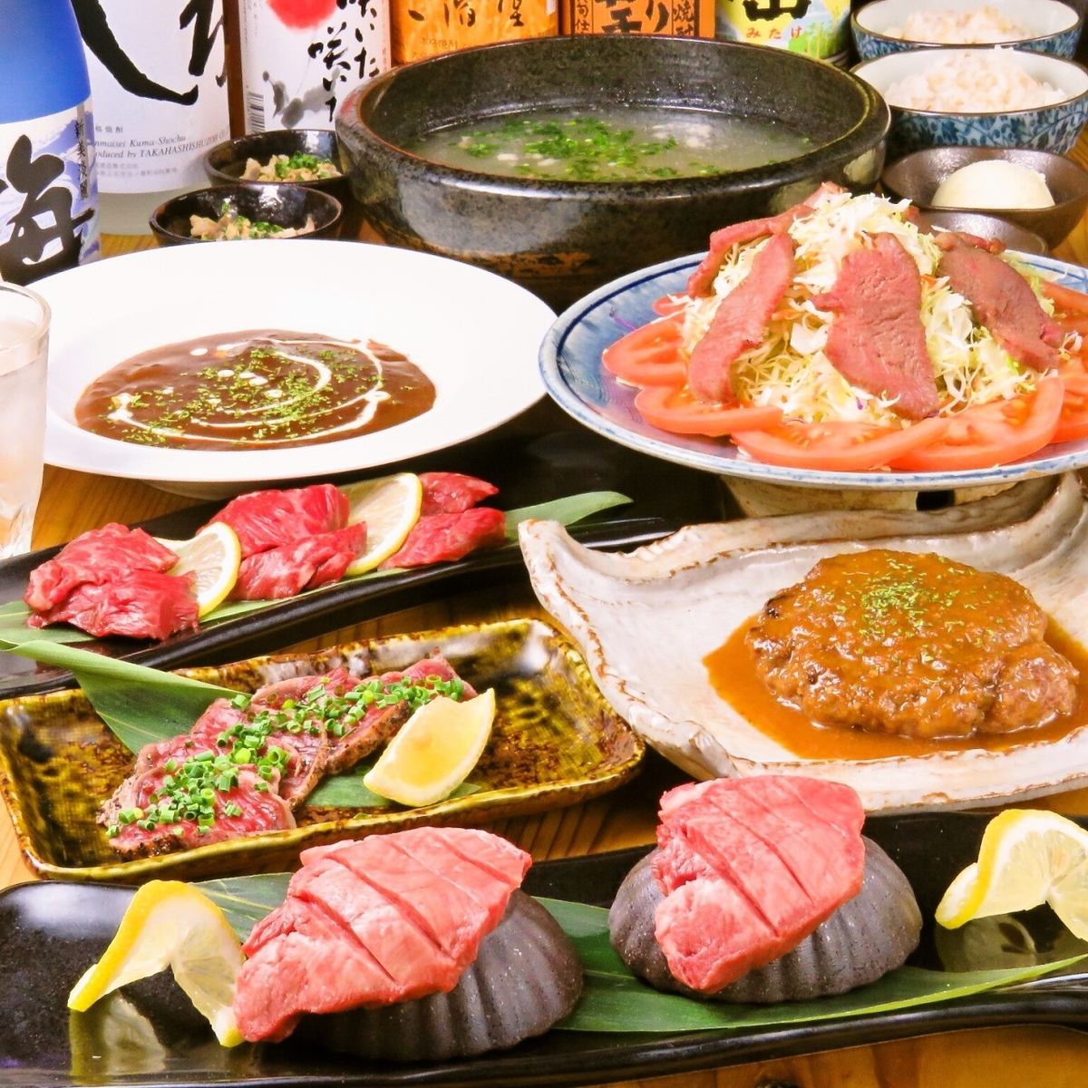 We also offer an all-you-can-drink course that includes beef tongue, which is popular at parties and girls' gatherings★