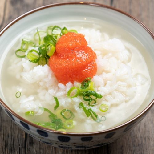 スープお茶漬け(海苔、梅、明太子)