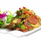 51 牛肉とキュウリの甘辛ムチム/56 牛のセンマイの和え物