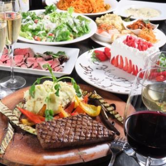[Top 3 Popular Dishes] Luxury course with 9 dishes, all-you-can-drink for 2 hours, including pizza, pasta, and steak 9,300 yen → 6,000 yen