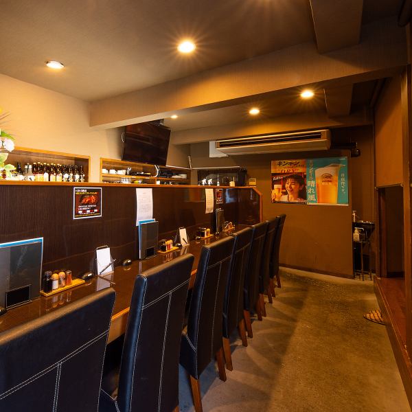 [Relaxed counter seats] Feel free to come alone! Our counter seats have a relaxed atmosphere and there are 7 seats available for you to relax.The seats are perfect for solo diners as well as dates, providing a relaxing atmosphere.