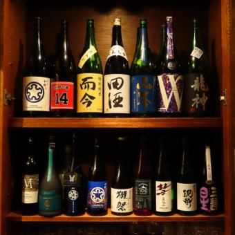 【日本酒を含む２H飲放】生ビール、焼酎、ワインなど店内全てOKカクテルの種類も豊富◎4000円