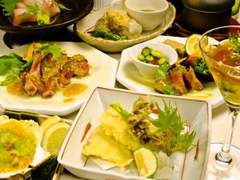 2H飲み放題付き☆満月コース【全11品】5000円(税抜)