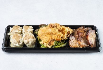 【點此線上預約外帶】烤肉燒賣炸雞套餐！