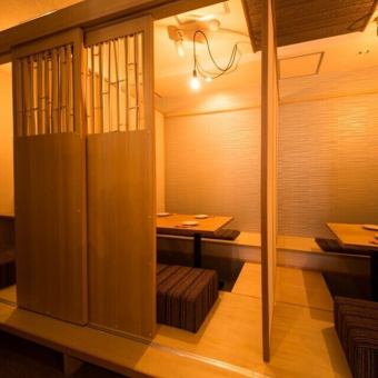 【完全個室：～6名様席×3卓】
