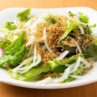 揚じゃこのさっぱりサラダ