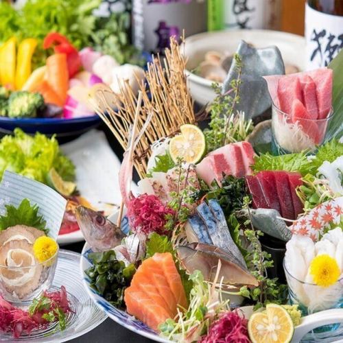 【コース】充実の魚料理と大満足な飲み放題付き！