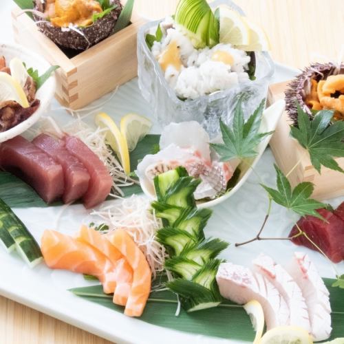 [Job] Sashimi with the finest ingredients procured daily from the fish market in Osaka