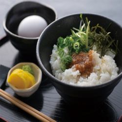龍の卵と醤油麹の玉子かけご飯