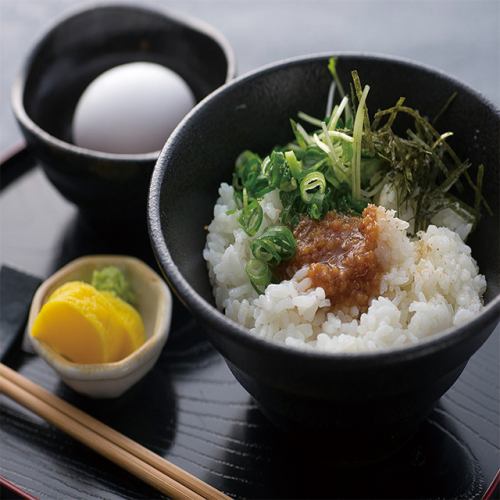 龍の卵と醤油麹の玉子かけご飯