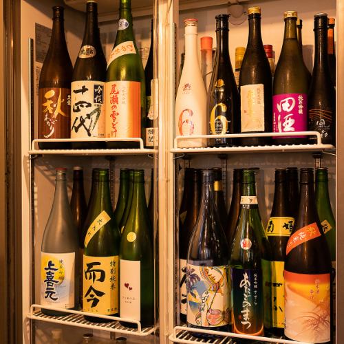 全国の日本酒を取り揃えております◎