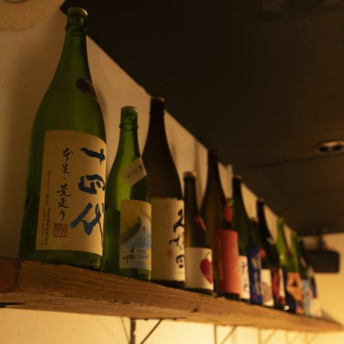 全国各地より厳選！日本酒が豊富 ！