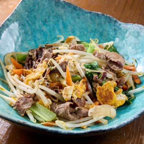 和牛ハラミ野菜炒め