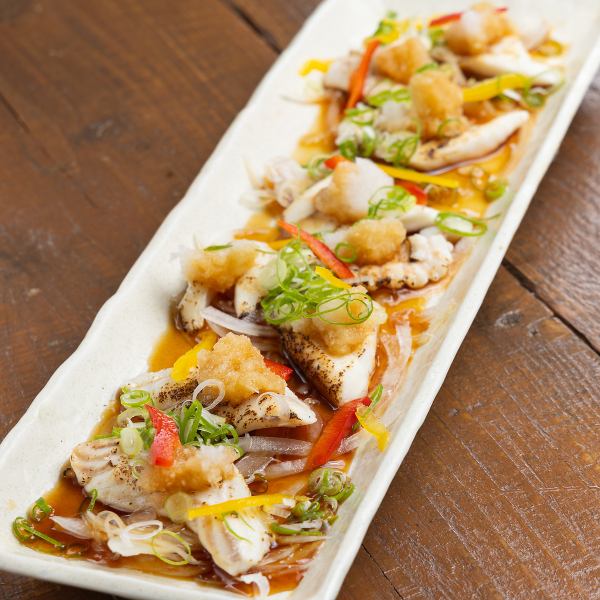 【当店おすすめ1】「真鯛の炙りポン酢」1,078円(税込)