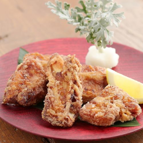 Deep fried tiger puffer fish