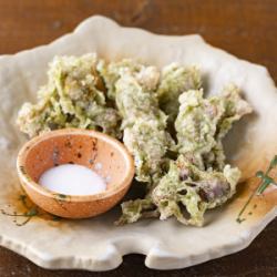 ホタルイカの磯辺揚げ