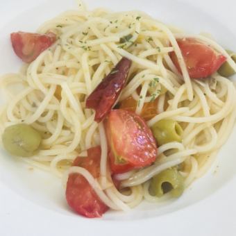 【Night cafe · dating · night rice ♪】 pasta set course (appetizer / salad / with dessert) 2380 yen (tax excluded)