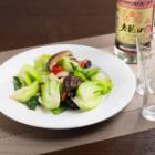 青梗菜としいたけの炒め