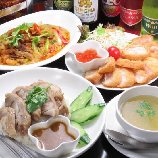 すべて本場タイの食材を使用したタイ人オーナーが作るどれも美味しい本格タイ料理♪
