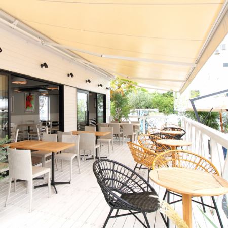 The deck terrace is recommended for moms' gatherings, lunch parties, and girls' gatherings♪