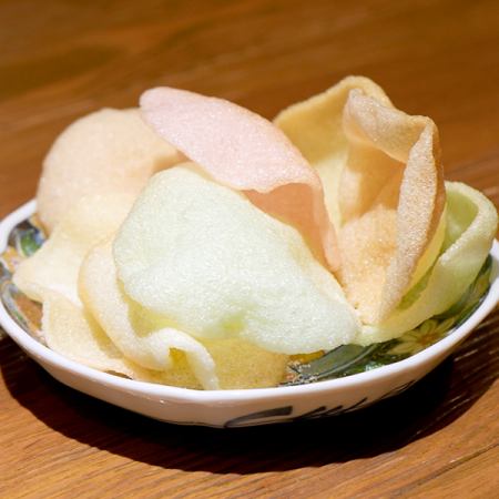 新鲜炸虾片
