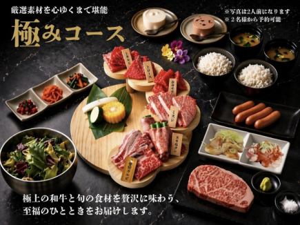 【極みコース】和牛ヘレステーキ付き!食べ尽くしフルコース!!《全16品》