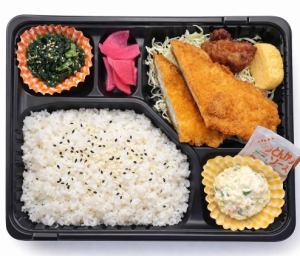 가위 튀김 도시락