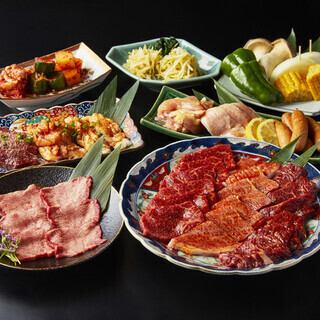 15 dishes in total [120 minutes all-you-can-drink] Enjoy Wagyu beef ribs and skirt steak [Hide Uchida Kaiseki Course] 4,950 yen including tax