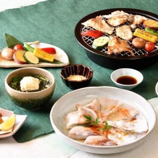 【焼きふぐ】季節限定◎消夏(しょうか)コース◎白子天茶漬け&唐揚げ付《全7品》