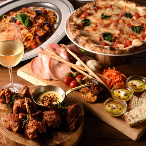 2H飲放題付の多彩なコース