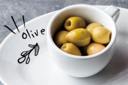 Marinated olives from Piedmont