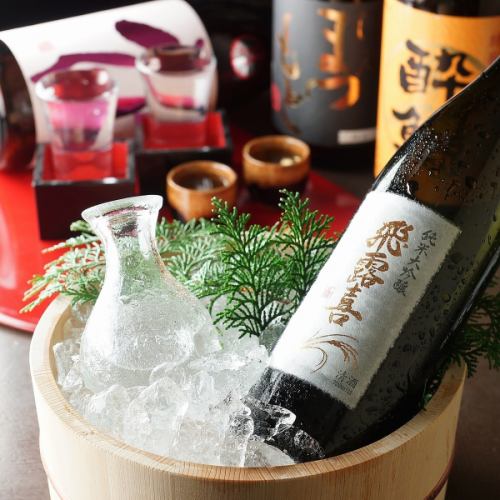 日本酒與稻草烤很相配！