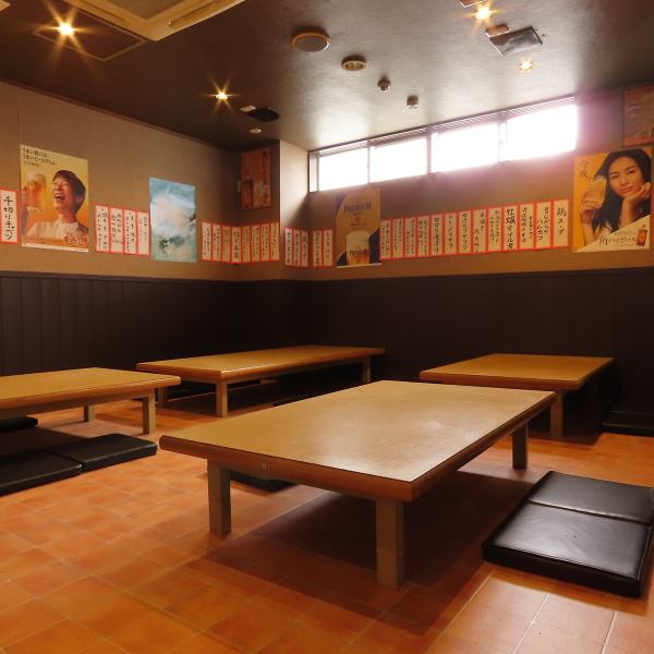 [Tatami room] We have tatami room seating! Please stretch your legs and relax! In addition, the tatami room can be rented out for parties and private use for up to 20 people, so it is also recommended for company parties!