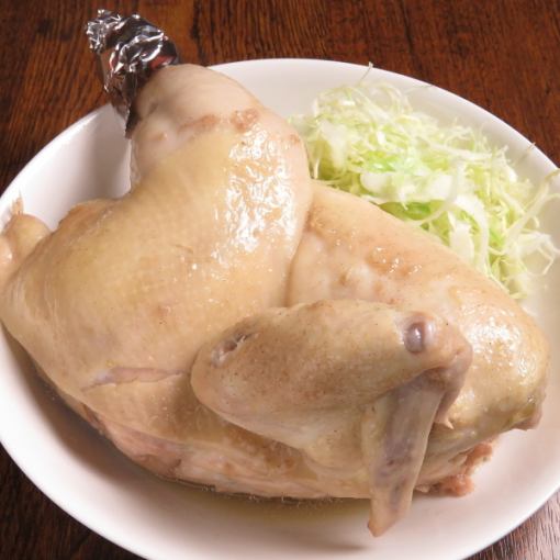 {Takeout} Deep-fried or steamed chicken + choice of one dish 1,500 yen (tax included) *Save by using points♪