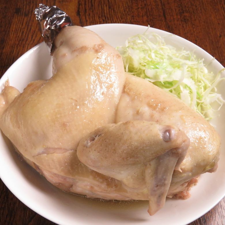 Niigata specialty: grilled half-steamed chicken