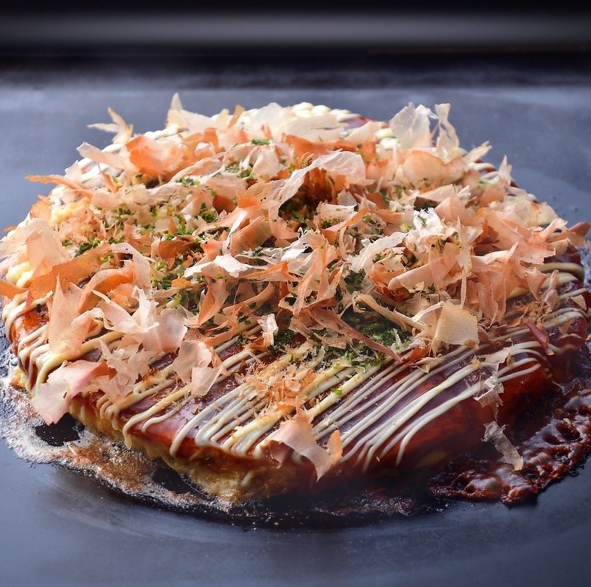 月島もんじゃ、お好み焼き、鉄板焼きなどサク飲みにも！