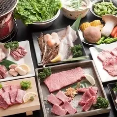 塩とんちゃんカルビハラミ等大満足!2H飲放付19品5000円