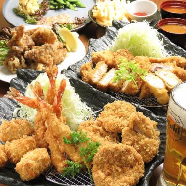 ≪大満足◎≫ブランド豚のとんかつ食べ放題×120分飲み放題！『Earthコース』/4,500円（税込）