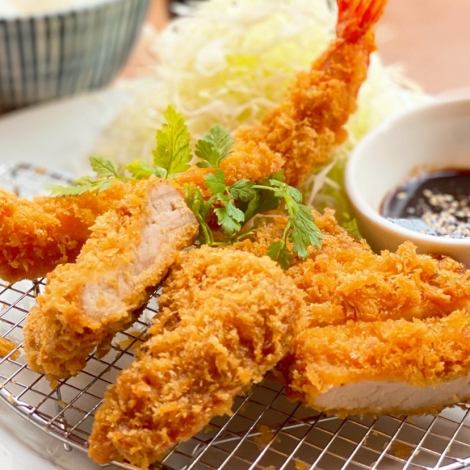 [Uses branded pork] Crispy tonkatsu with carefully selected batter and oil★