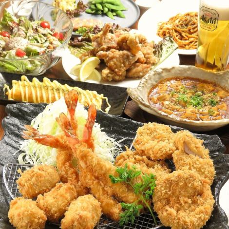 【3H飲み放題付】≪全8品≫名物とんかつ盛り合わせ、とろとろだし巻き等★リピート率No.1  5,000円（税込）