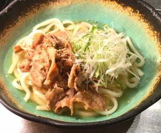 あご出汁肉うどん