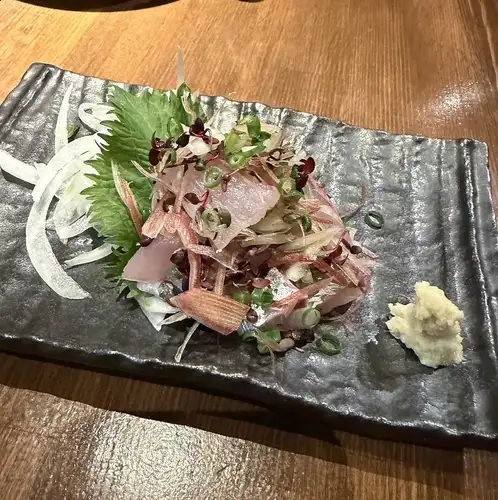 鯵のタタキ