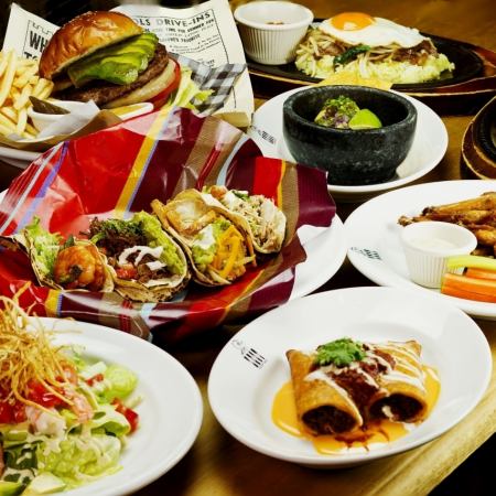 [☆☆平日晚上7點限定☆☆] 無限暢飲超值套餐3,278日圓特別套餐！