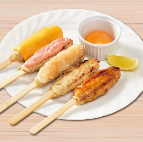 軟骨入りつくね盛合せ