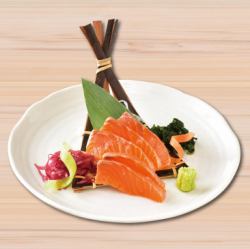 Salmon sashimi